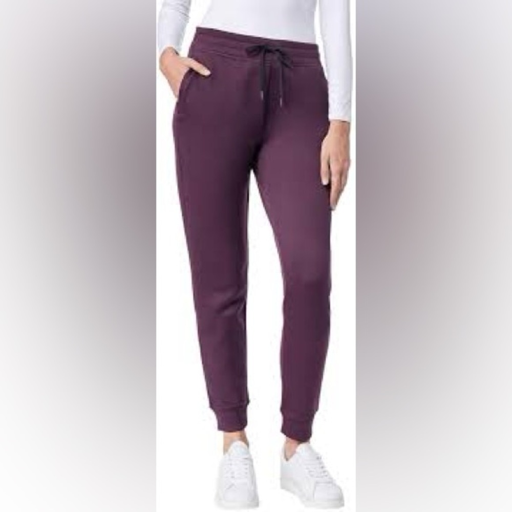32 DEGREES Women’s Tech Fleece Purple Joggers Medium